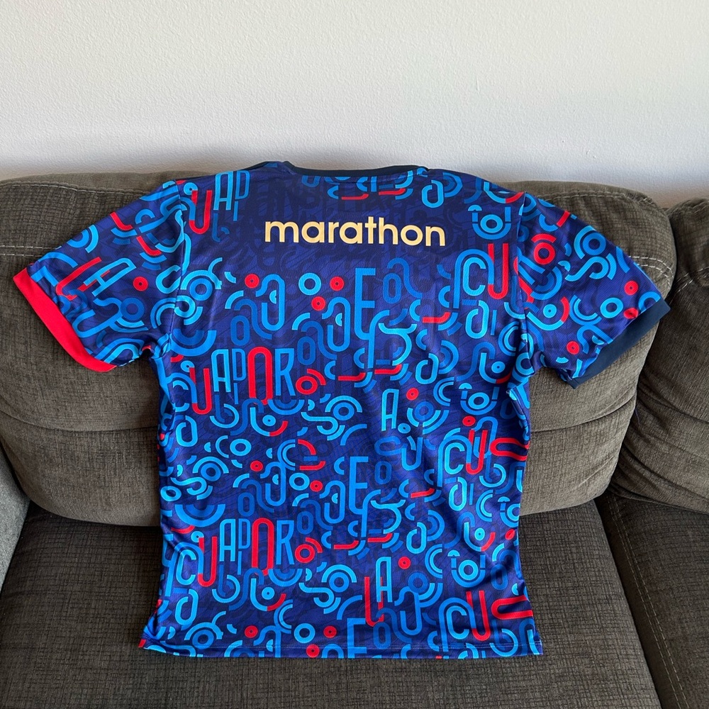 Marathon Authentic Ecuador Team Soccer Pre Match Training 2024 Jersey Men’s Sz M - Picture 6 of 6